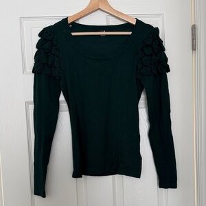Forever 21 size small dark green swo